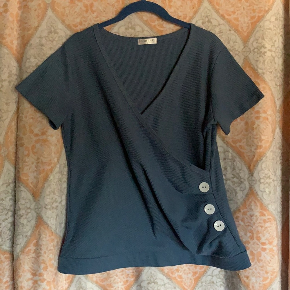 Casual cross body shirt
